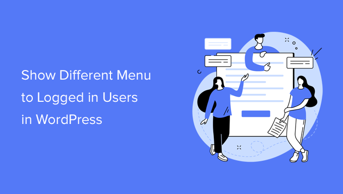 different menu loggedin users og